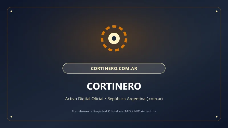 Composición visual de Cortinero para el portal cortinero.com.ar